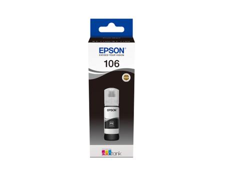 EPSON n Ink Cartridges,  106, Ink Bottle, 1 x 70.0 ml Photo Black (C13T00R140)