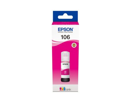 EPSON 106 EcoTank Magenta ink bottle (C13T00R340)