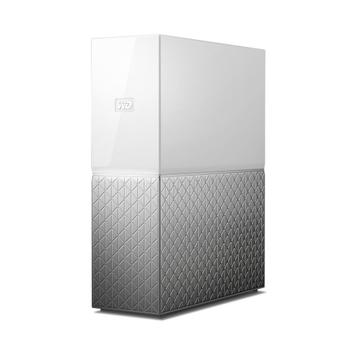 WESTERN DIGITAL WD My Cloud Home 6TB NAS Personal Cloud Storage RTD1295PB-CG 1.4 GHz CPU 1GB RAM Ethernet USB3.0 Retail External (WDBVXC0060HWT-EESN)