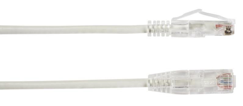 BLACK BOX SLIM-NET CAT6 PATCH CABLE  (C6PC28-WH-01)