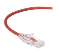 BLACK BOX SLIM-NET CAT6 PATCH CABLE RED