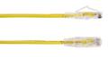 BLACK BOX Patch Cable CAT6A UTP 28AWG PVC - Yellow 1.2m
