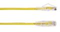 BLACK BOX Patch Cable CAT6A UTP 28AWG PVC - Yellow 0.9m