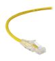 BLACK BOX Patch Cable CAT6 UTP Slim-Net - Yellow 4.5m