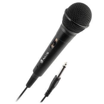 NGS Mikrofon med 3 meter ledning, 6,3 mm jackstik (SINGERFIRE)