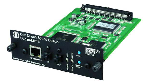 YAMAHA DUGAN-MY16 | Automatic Mixing Controller Card | 24bit 96KHz (DUGAN-MY16)