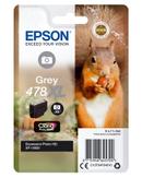 Epson 478XL - høykapasitets - grå - original - blekkpatron (C13T04F64010)