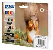 Epson 478XL Multipack - 6-pack - høykapasitets - grå, svart, gul, cyan, magenta, rød - original - blekkpatron (C13T379D4010)