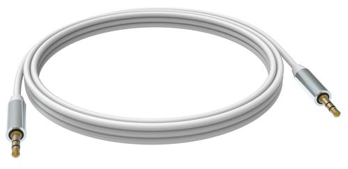 VISION 5m White 3.5mm Minijack cable (TC 5M3.5MMP)