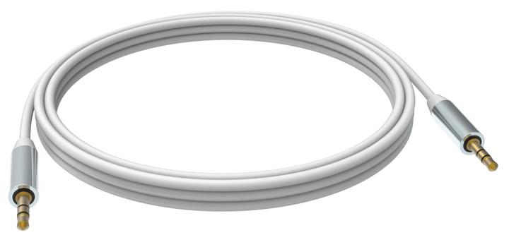 VISION 10m White 3.5mm Minijack cable (TC 10M3.5MMP)