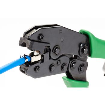 BLACK BOX CAT6A SHIELDED RJ-45 MODULAR PLUGS - 100-PACK (FMTP6AS-100PAK)