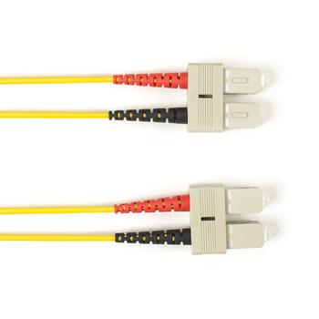 BLACK BOX FO Patch Cable Color Multi-m OM2 - Yellow SC-SC 5m Factory Sealed (FOLZH50-005M-SCSC-YL)