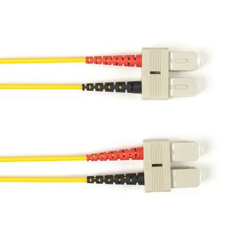 BLACK BOX 10 GIG MM FO PATCH CABLE  (FOLZH10-001M-SCLC-YL)