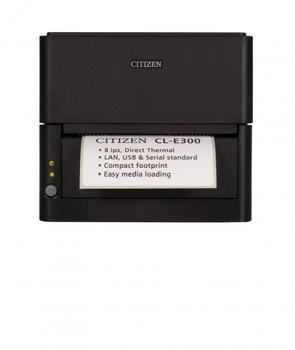CITIZEN CL-E303 PRINT 300 DPI POS CUT LAN USB SER BLK EN PWR PRNT (CLE303XEBXSX)