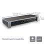 STARTECH Thunderbolt 3 Dock - with SD Card Reader - 85W Power Delivery - Dual 4K - Windows / Mac - USB C Dock - Laptop Docking (TB3DOCK2DPPU)