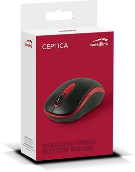 SPEEDLINK CEPTICA Mouse - Wireless USB (SL-630013-BKRD)