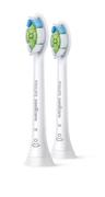 Philips Sonicare W HX6062 Optimal White - utskiftningsbørstehode - hvit