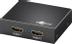 GOOBAY HDMIâ?¢ Splitter Ultra HD 4K/2K, 1in / 2out, 2 pieces, black - distributes an HDMIâ?¢ signal across up to two screens