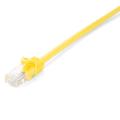 V7 CAT6 ETHERNET YELLOW UTP 2M RJ45 100 COPPER SNAGLESS CABL