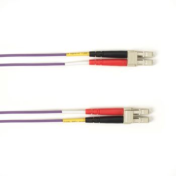 BLACK BOX FO Patch Cable Col Multi-m OM2 - Violet LC-LC 10m Factory Sealed (FOLZH50-010M-LCLC-VT)