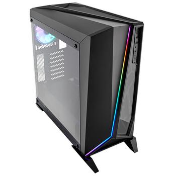 CORSAIR Carbide Series SPEC-OMEGA - Miditower - ATX - ingen strømforsyning (ATX) - sort - USB/Lyd (CC-9011140-WW)