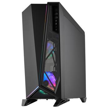 CORSAIR Carbide Series SPEC-OMEGA - Miditower - ATX - ingen strømforsyning (ATX) - sort - USB/Lyd (CC-9011140-WW)