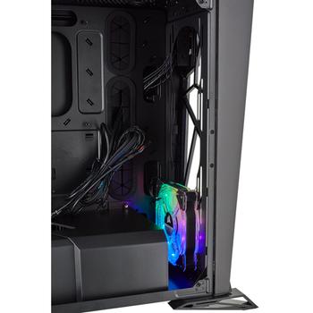 CORSAIR Carbide Series SPEC-OMEGA - Miditower - ATX - ingen strømforsyning (ATX) - sort - USB/Lyd (CC-9011140-WW)
