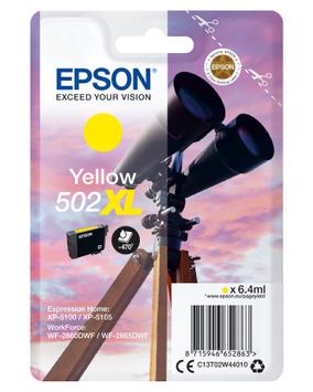 Epson 502XL - høykapasitets - gul - original - blekkpatron (C13T02W44010)