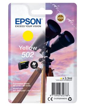 EPSON Singlepack Yellow 502 Ink SEC (C13T02V44020)