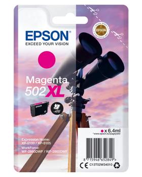 EPSON Singlepack Magenta 502XL Ink (C13T02W34020)