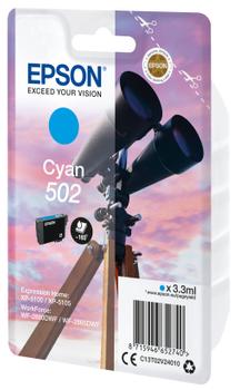 EPSON Ink/502 Binocular 3.3ml CY SEC (C13T02V24020 $DEL)