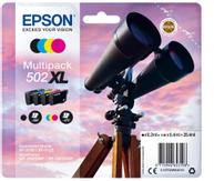 Epson 502XL Multipack - 4-pack - XL - svart, gul, cyan, magenta - original - blekkpatron (C13T02W64010)
