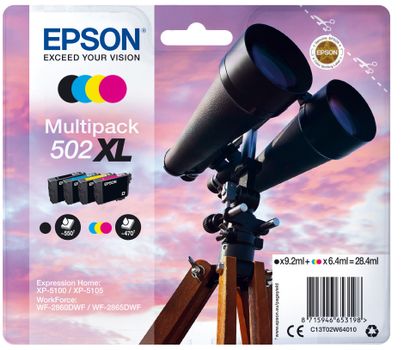 EPSON n Multipack 4-colours 502XL Ink (C13T02W64010)