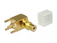 DELOCK Adapter SMC jack 90Â° angled PCB