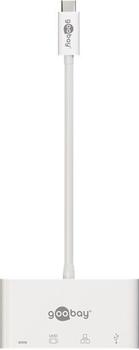 GOOBAY USB-C Multiport Adapter - White (62105)