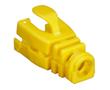 BLACK BOX SNAP-ON PATCH CABLE BOOTS - 50-PACK, YELLOW