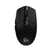 Logitech G305 - Mus - optisk - 6 knapper - trådløs - LIGHTSPEED - USB trådløs mottaker - svart