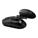 Logitech G305 - Mus - optisk - 6 knapper - trådløs - LIGHTSPEED - USB trådløs mottaker - svart (910-005282)