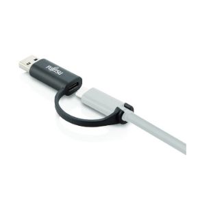 FUJITSU USB-A to USB-C Adapter, connects previous Notebooks with USB (S26391-F6058-L102)