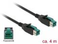 DELOCK PoweredUSB cable male 12 V > PoweredUSB male 12 V 4 m for POS p