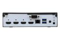 SHUTTLE XPC barebone-kone,  Intel Cel 3865U, GeForce GTX 1050, musta (DH02U)