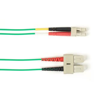 BLACK BOX FO Patch Cable Color Multi-m OM1 - Green SC-LC 25m Factory Sealed (FOLZH62-025M-SCLC-GN)