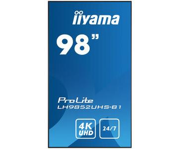 IIYAMA 98inch LCD UHD - 98inch 3840x2160,  4K UHD S-IPS panel (LH9852UHS-B1)