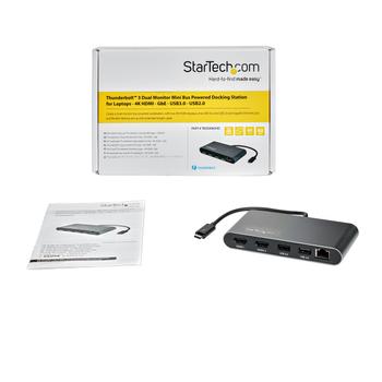 STARTECH Mini Thunderbolt 3 Dock (TB3DKM2HD)