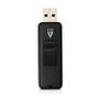 V7 2GB FLASH DRIVE USB 2.0 BLACK 10MB/S READ 2.5MB/S WRITE MEM