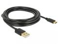 DELOCK USB 2.0 cable Type-A to Type-C 3 m