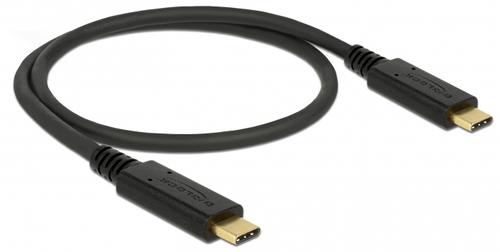 DELOCK USB 2.0 cable Type-C to Type-C 0.5 m 5 A E-Marker (83043)