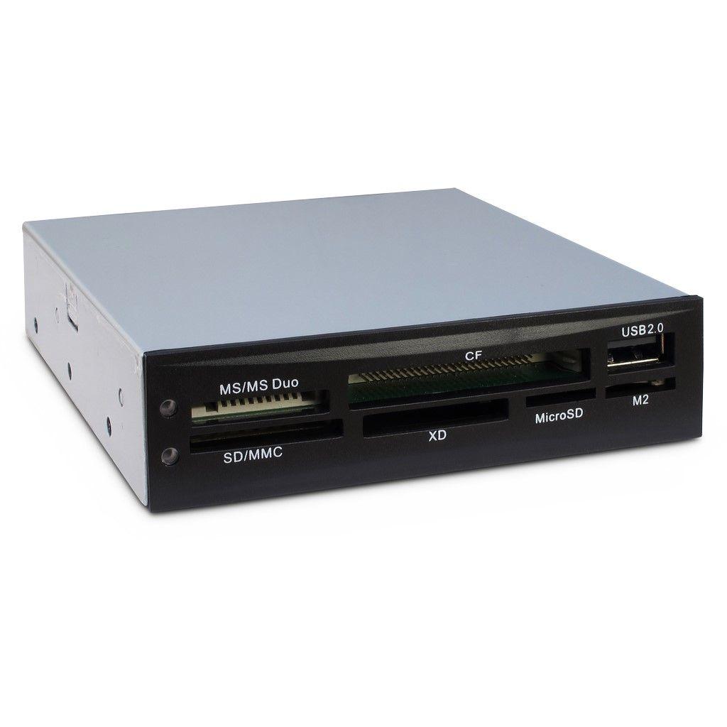 INTER-TECH - Nitrox Multi Card Reader CI-02 - kortleser - USB 2.0