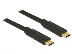 DELOCK USB 3.1 Gen 1 (5 Gbps) cable Type-C to Type-C 2 m 5 A E-Marker (85527)