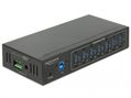 DELOCK External Industry Hub 7 x USB 3.0 Type-A with 15 kV ESD protection (63311)